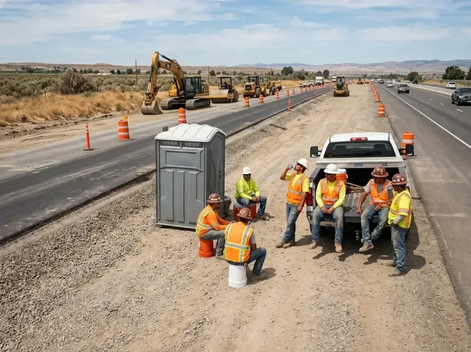 highway-road-construction-crew-007 — frequently asked questions, Porta Potty and Restroom Rentals in Louisburg, NC